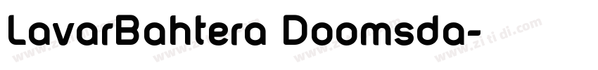 LavarBahtera Doomsda字体转换